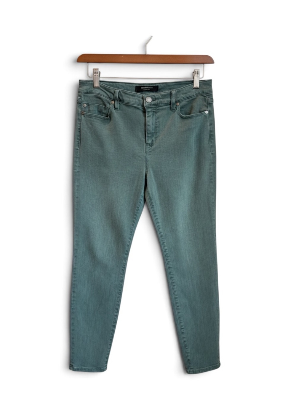 Liverpool Los Angeles Silver Pine Premium Stretch Ankle Skinny Jeans 10/30 - Picture 2 of 12